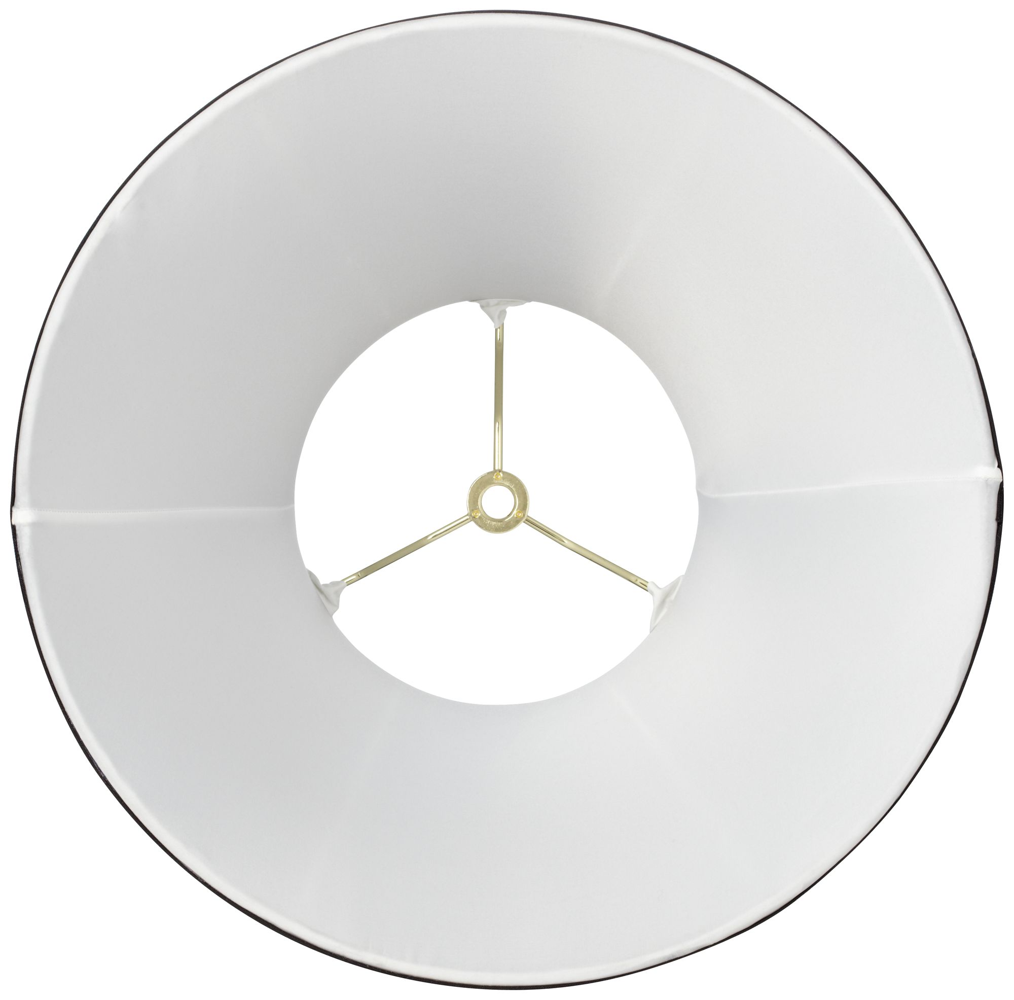 Black Stretch Fabric Set of 2 Lamp Shades 6x12x9 (Spider) 311V4