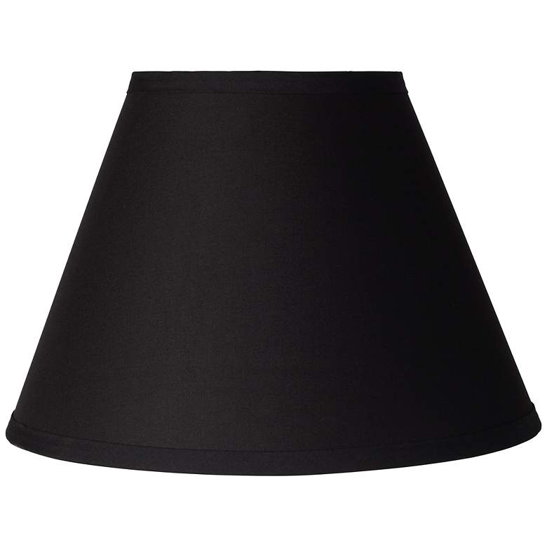 Image 1 Black Table Lamp Clip Shade 6x12x8.5 (Clip-On)