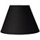 Black Table Lamp Clip Shade 6x12x8.5 (Clip-On)