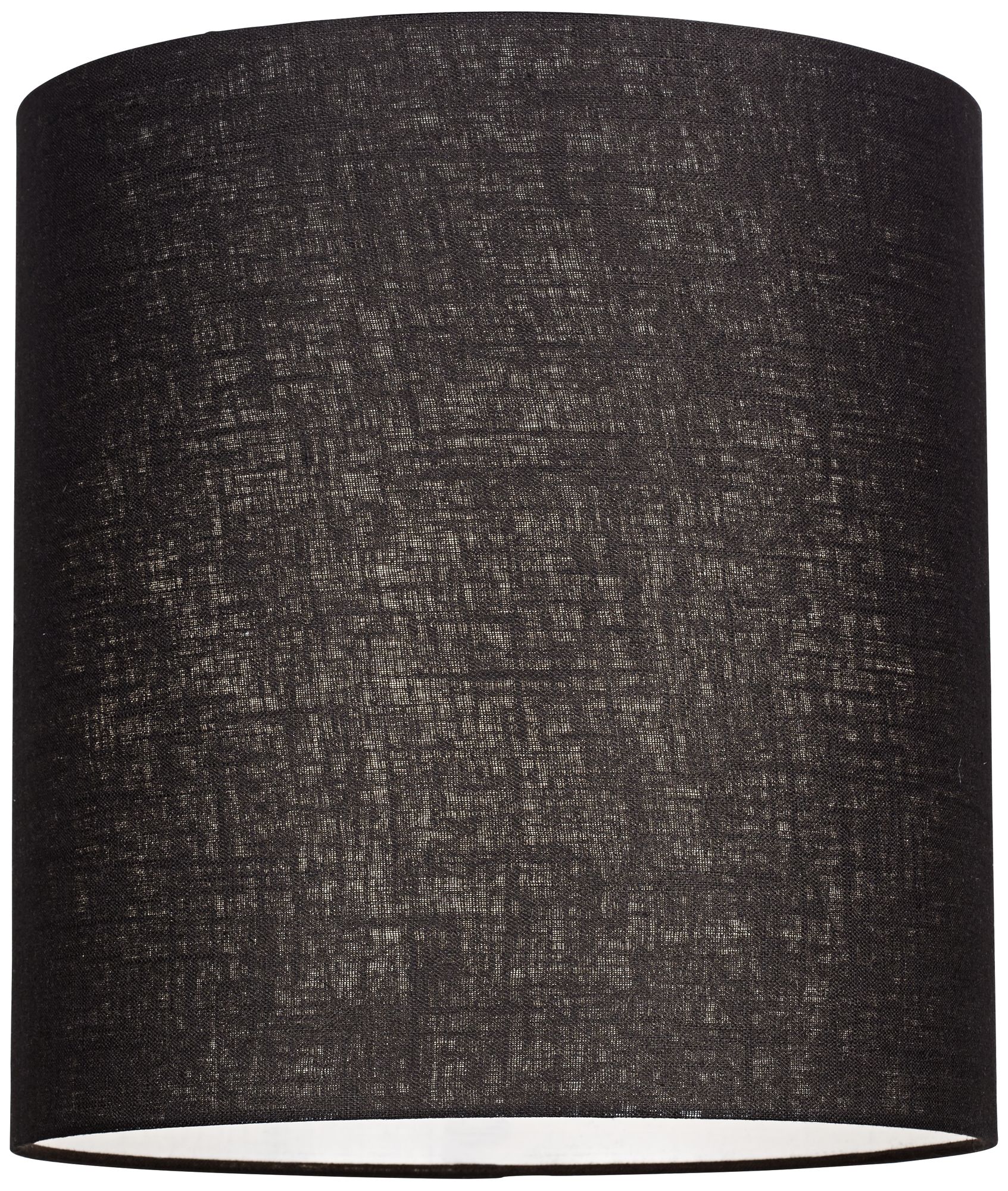 black linen drum shade