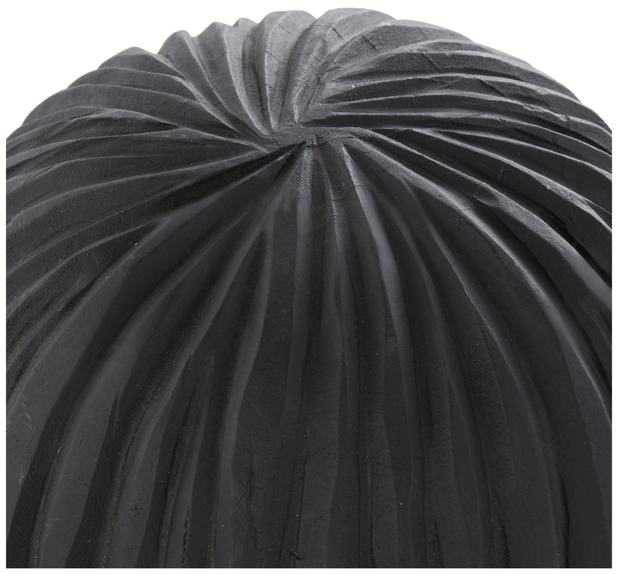 Image 4 Black Teak Wood Natural Orbs & Vase Filler, S/3 6", 5", 4"H more views