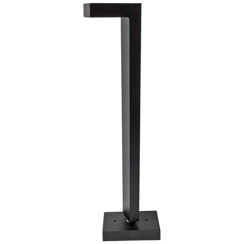 Image 1 Black Texture 20 1/4" High L-Shape LED Landscape Path Light