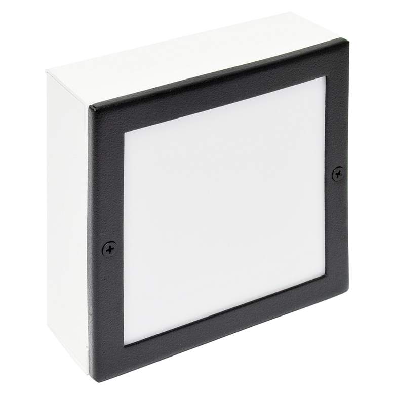 Image 1 Black Texture 6 inch Square LED Paver Light