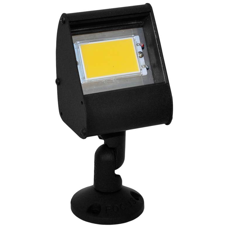 Image 1 Black Texture 8" High LED Landscape Directional Light