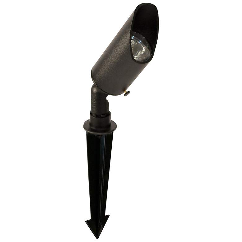 Image 1 Black Texture 8" High LED Landscape Spot Light