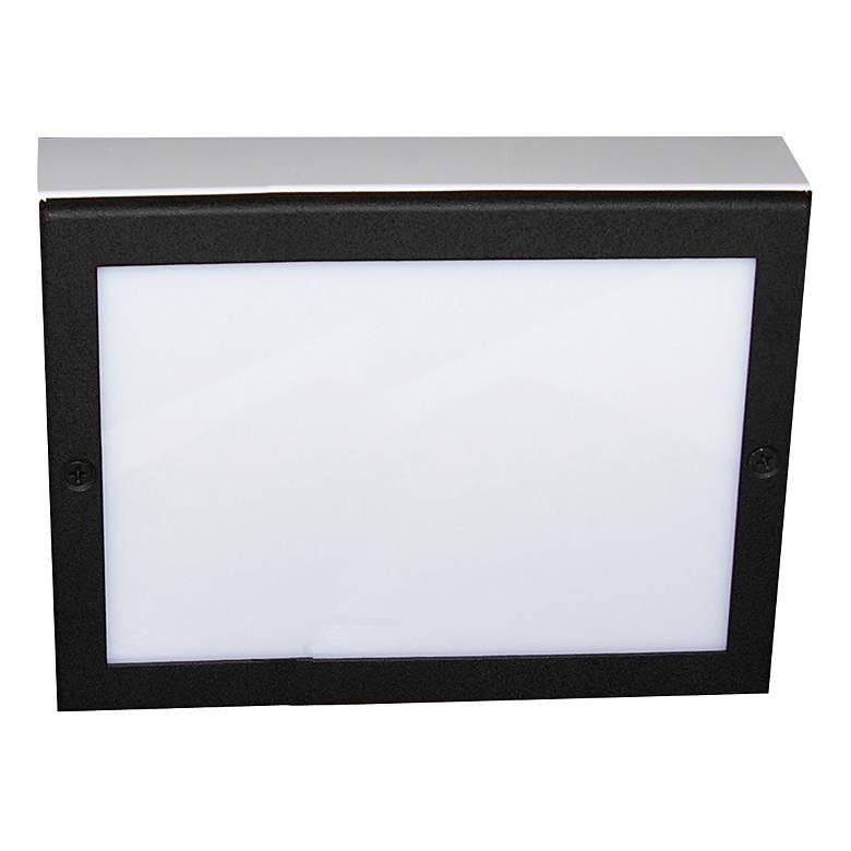 Image 1 Black Texture 9 inch Wide LED Paver Light