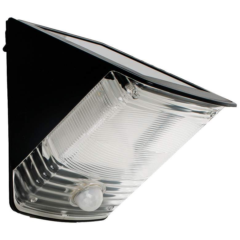 Image 1 Black Wedge Solar Powered LED Security Light