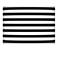 Black White Horizontal Stripes Giclee Gallery Shade 13.5x13.5x10 (Spider)