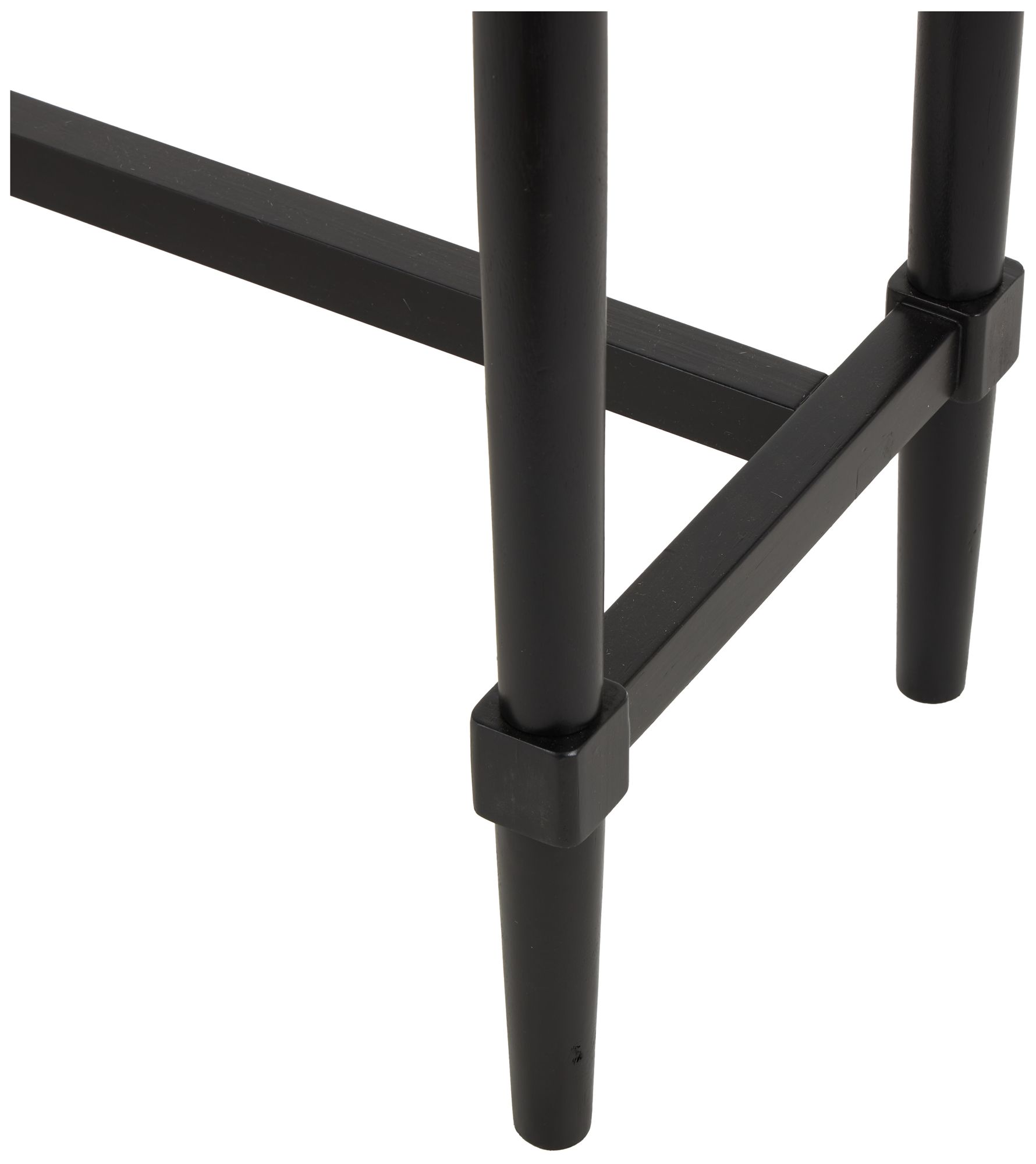 Image 4 Black Wood Contemporary Console Table, 36" x 14" x 30" more views