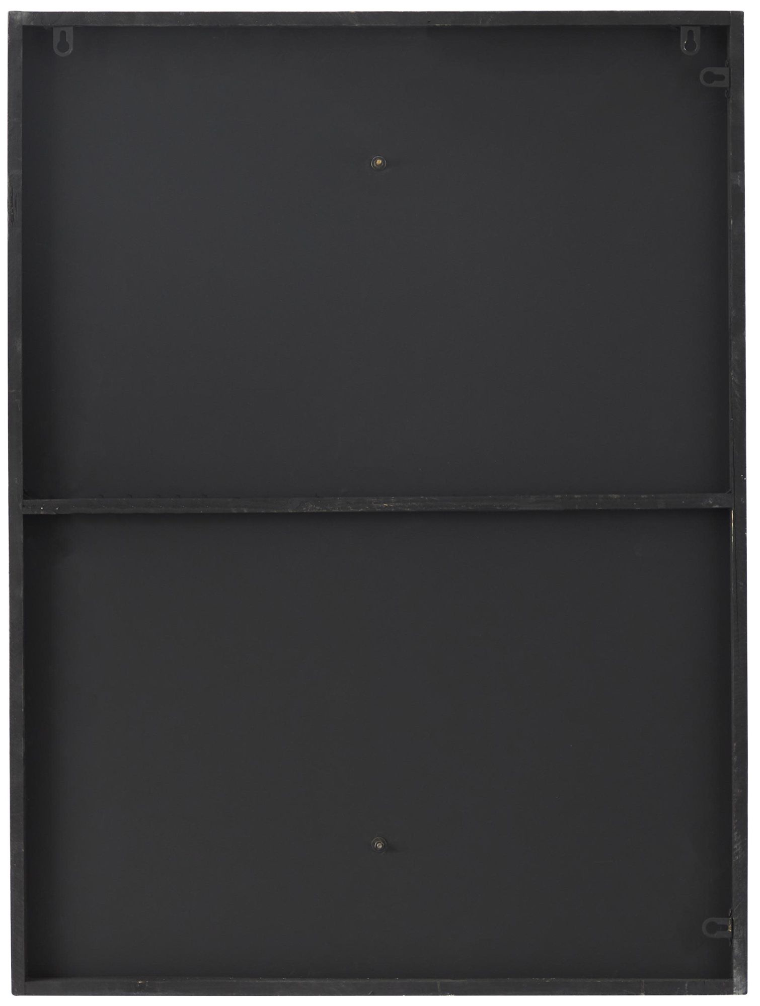 Image 4 Black Wood Contemporary Wall Decor, 24" x 3" x 32" more views