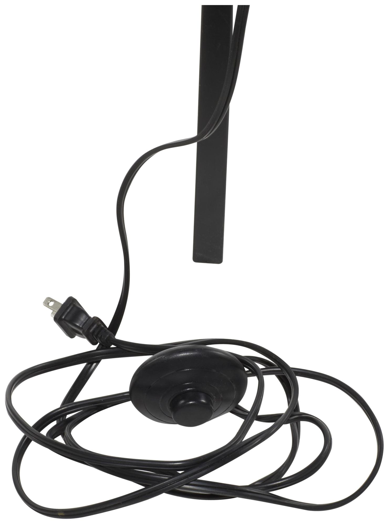 Image 3 Black Wood Industrial Floor Lamp, 21" x 21" x 62" more views