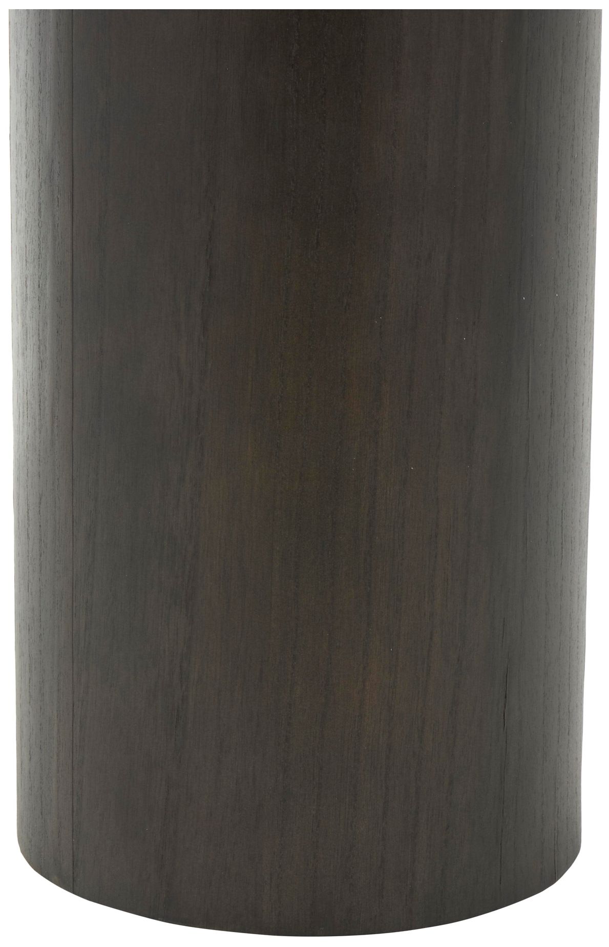 Image 3 Black Wood Modern Accent Table, 15" x 15" x 23" more views