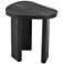 Black Wood Modern Accent Table, 20" x 16" x 20"