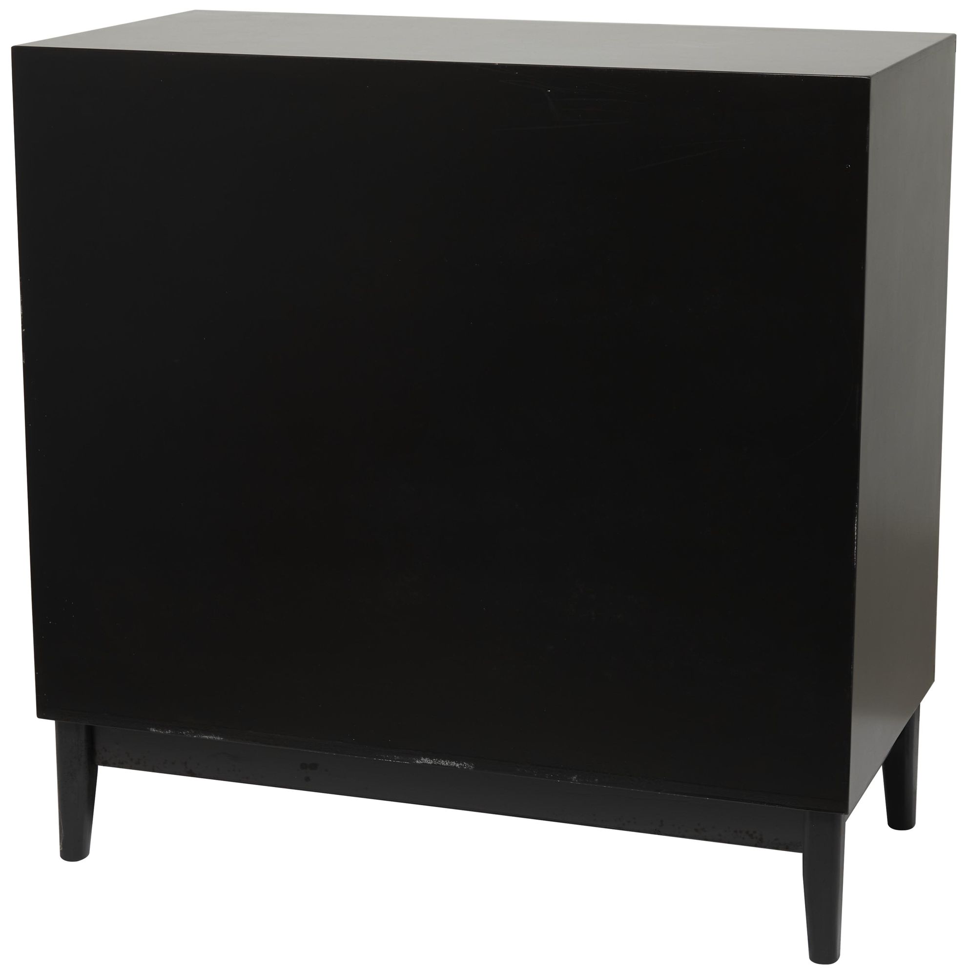Image 5 Black Wood Modern Cabinet, 36" x 18" x 36" more views