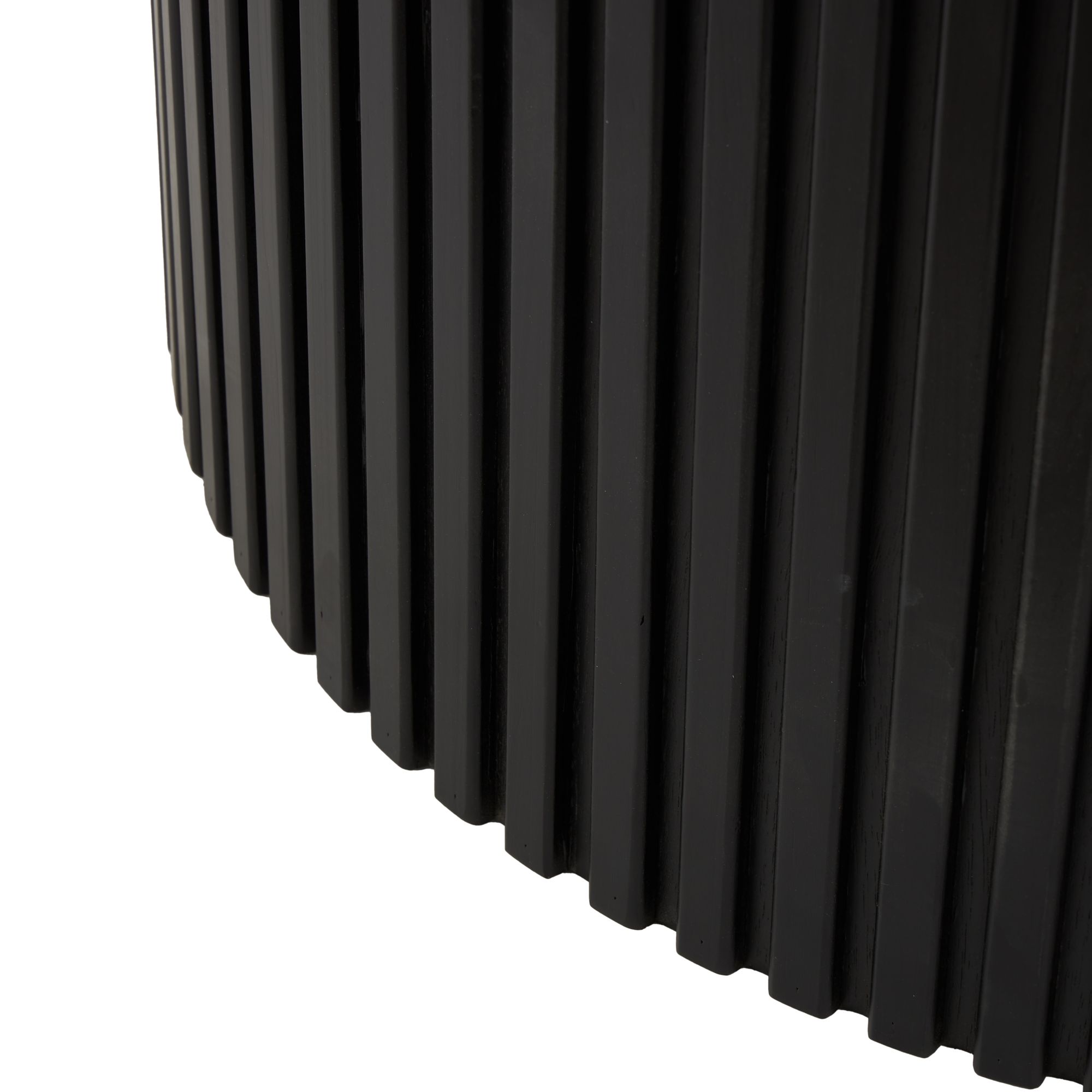 Image 4 Black Wood Modern Coffee Table, 32" x 32" x 16" more views