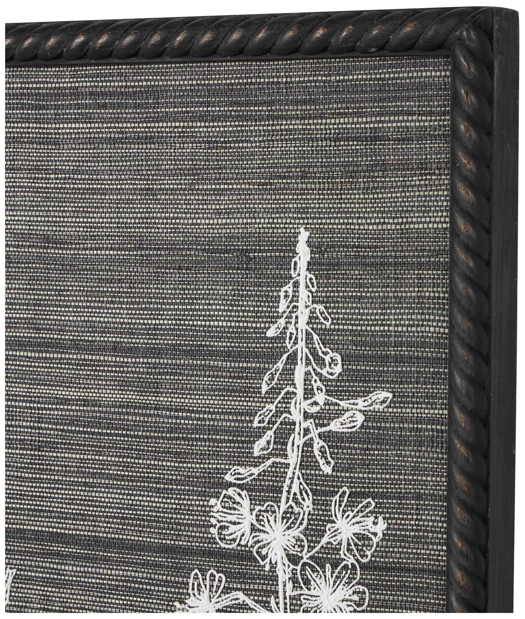 Image 3 Black Wood Modern Framed Wall Art, 36" x 2" x 25" more views