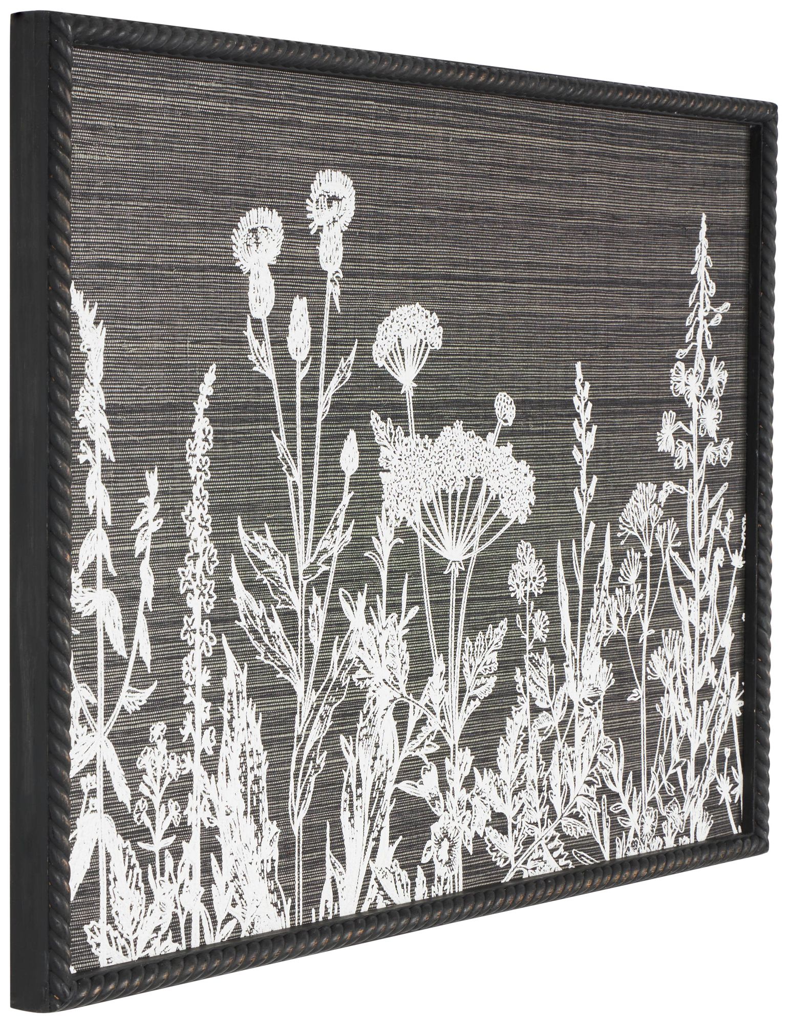 Image 6 Black Wood Modern Framed Wall Art, 36" x 2" x 25" more views
