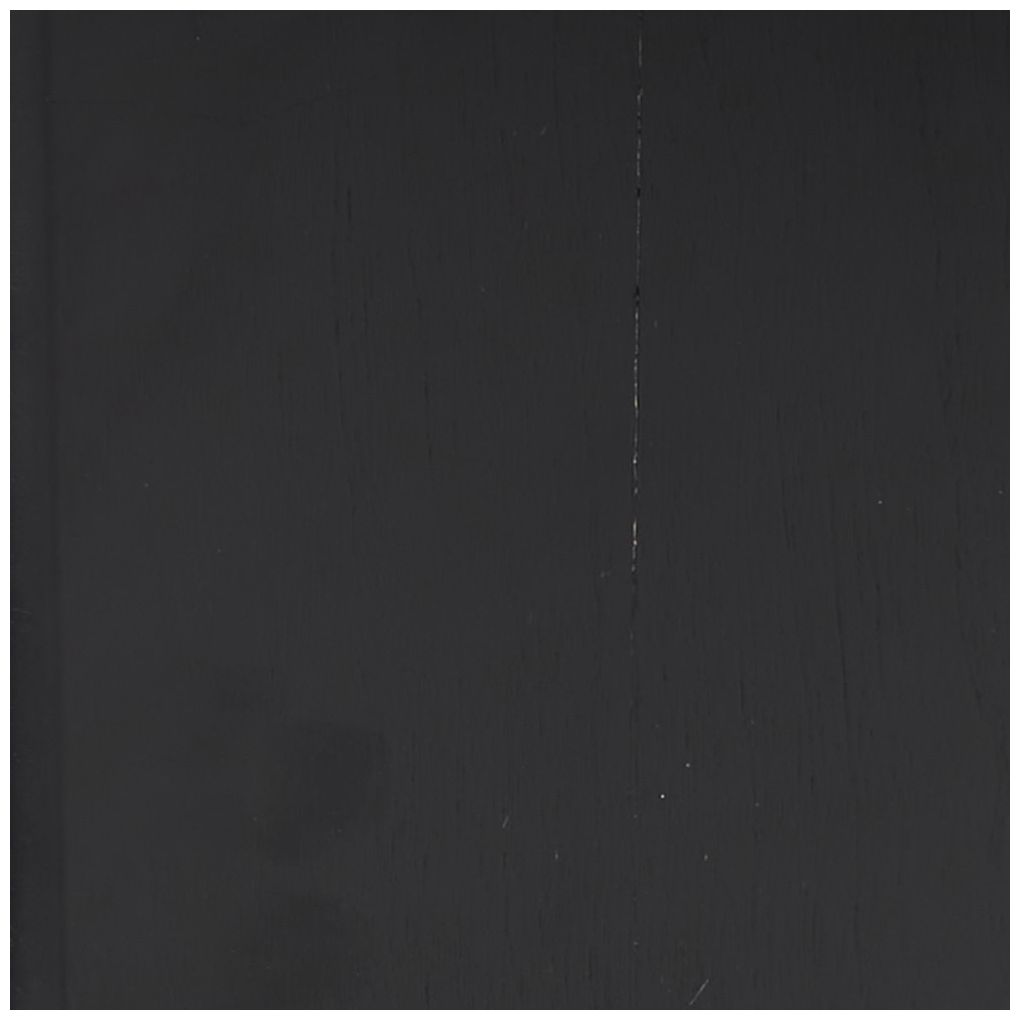 Black Wood Modern Wall Shelf, 15" x 8" x 44"