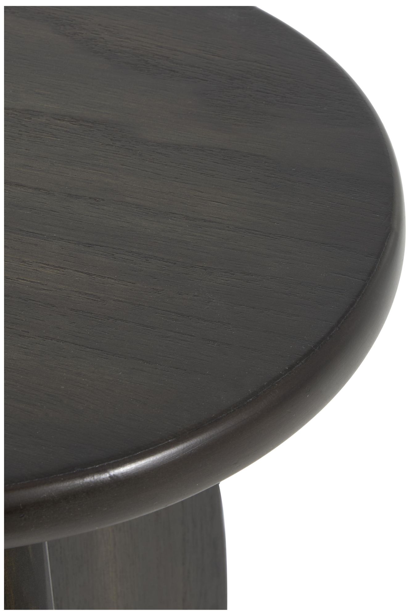 Image 2 Black Wood Traditional Accent Table, S/2 24", 21"H more views