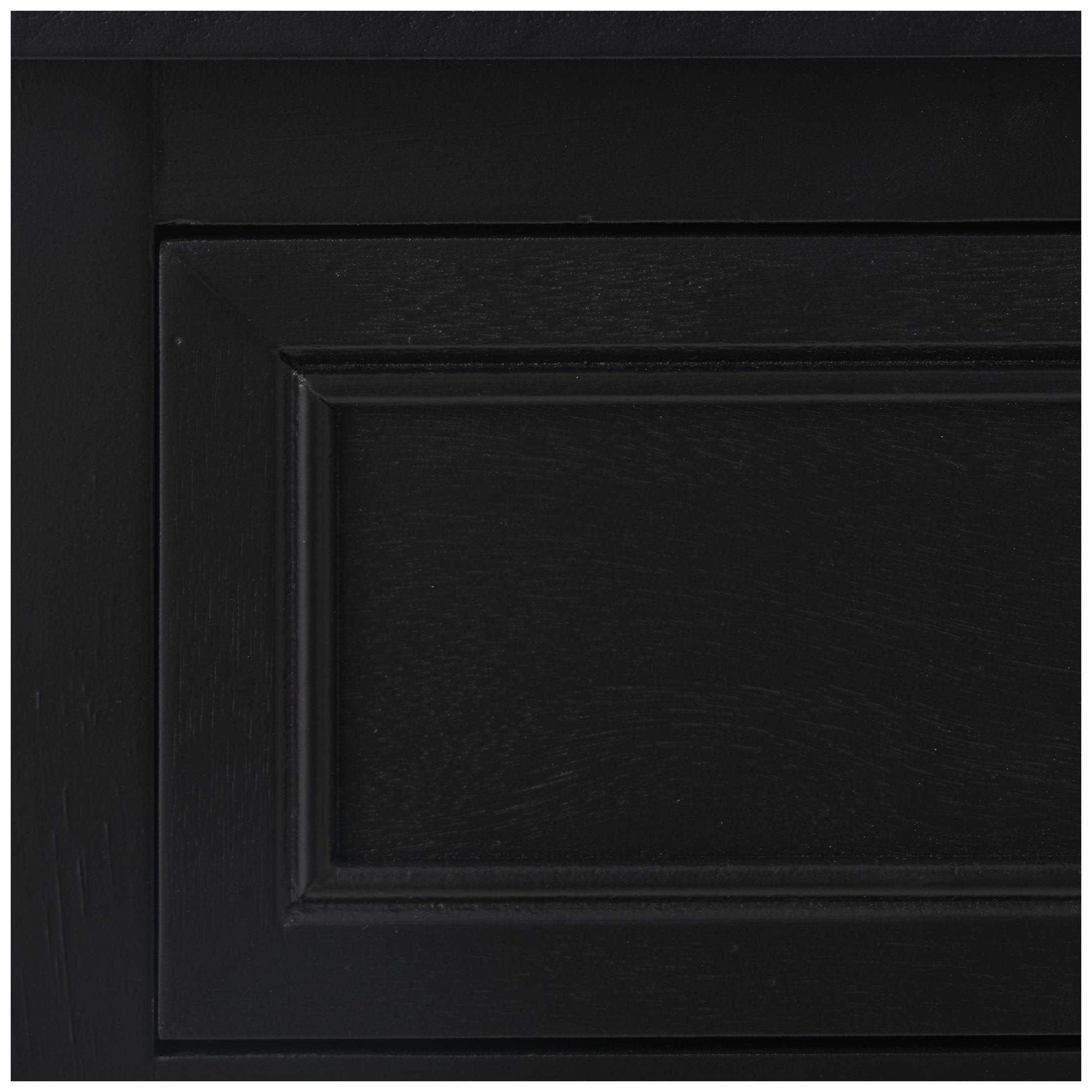 Image 3 Black Wood Traditional Cabinet, 16" x 13" x 26" more views