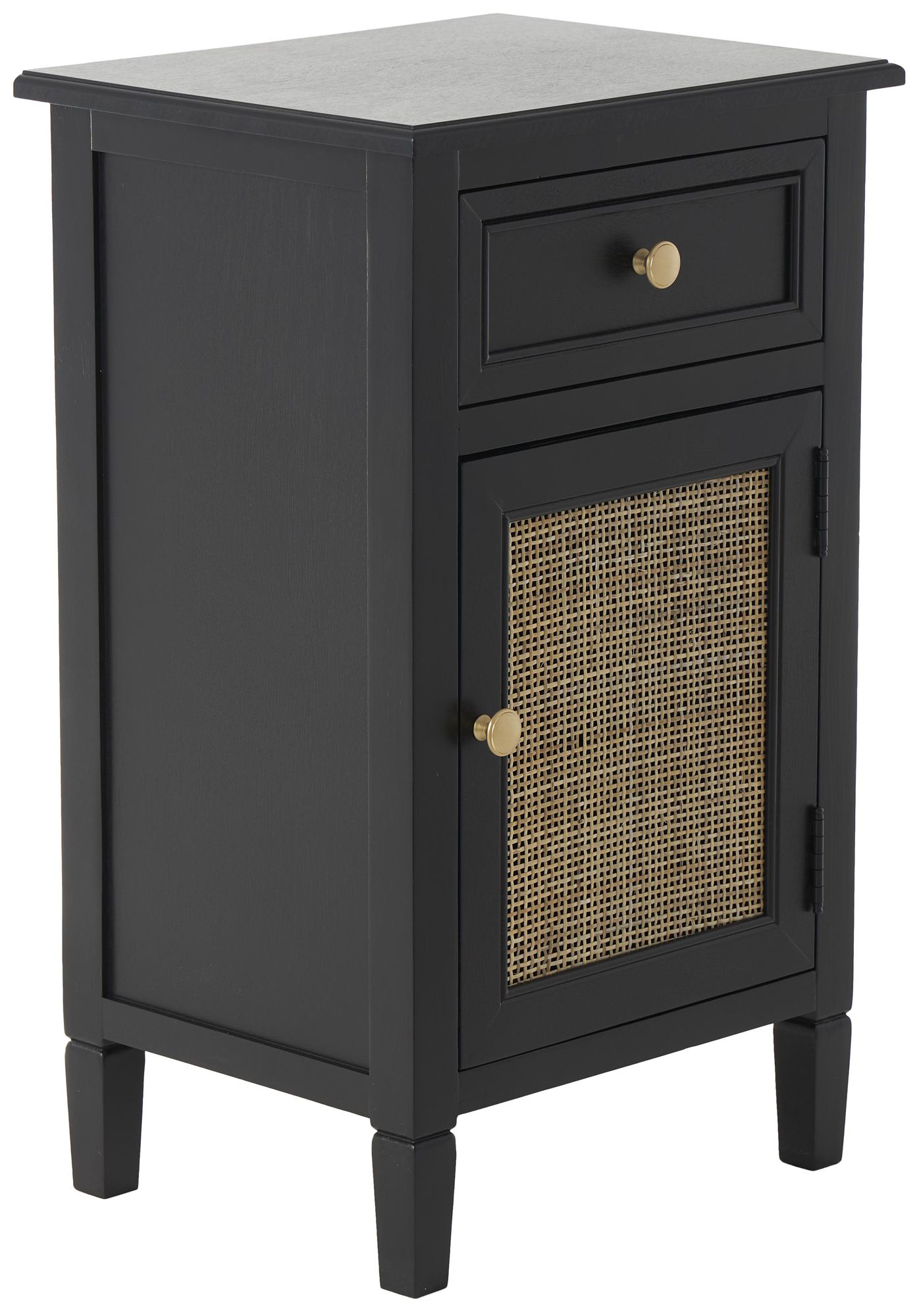 Image 6 Black Wood Traditional Cabinet, 16" x 13" x 26" more views