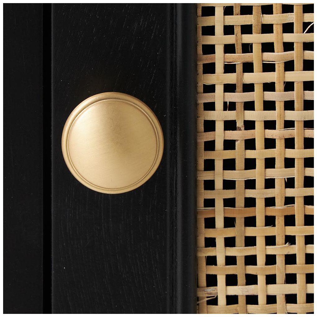 Black Wood Traditional Cabinet, 16" x 13" x 26"