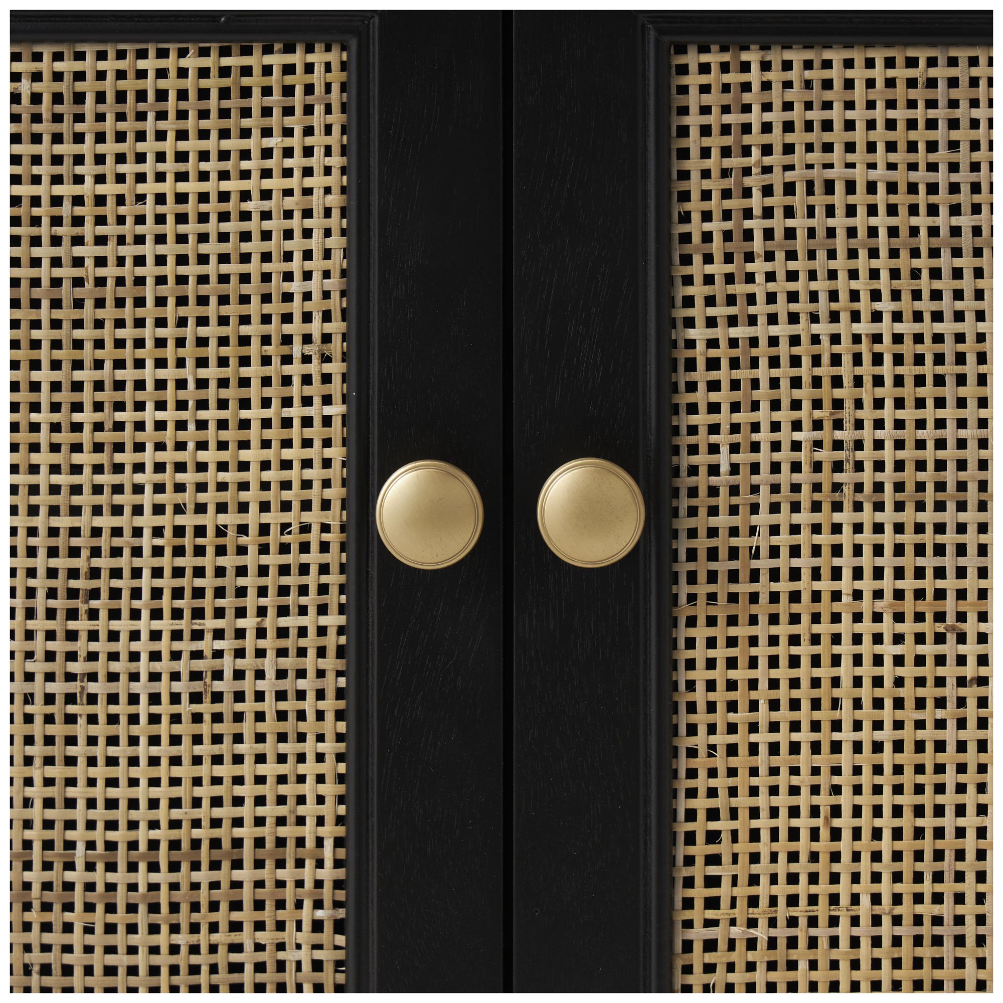 Image 3 Black Wood Traditional Cabinet, 30" x 13" x 26" more views