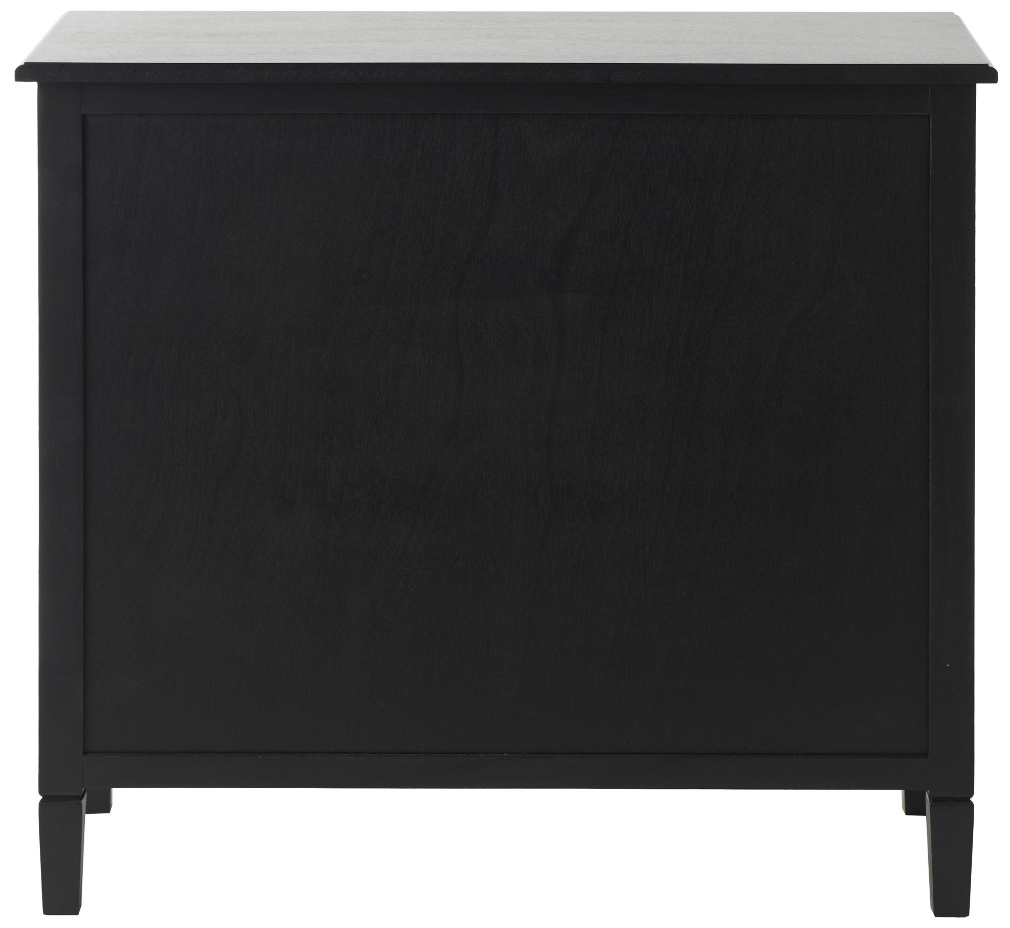 Image 5 Black Wood Traditional Cabinet, 30" x 13" x 26" more views