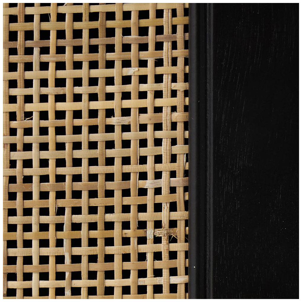 Black Wood Traditional Cabinet, 30" x 13" x 26"