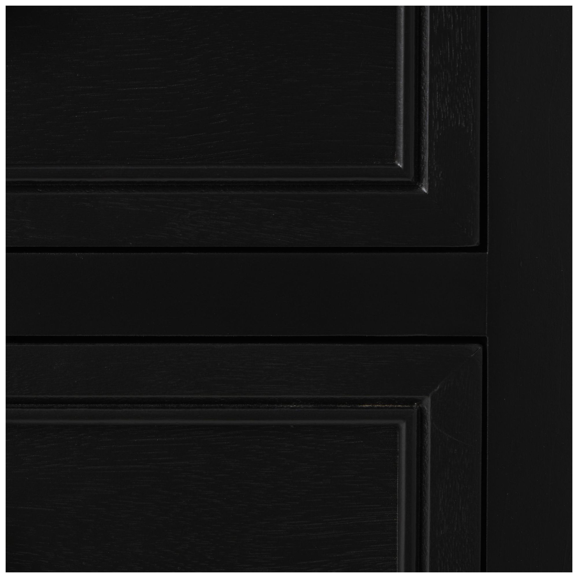 Image 3 Black Wood Traditional Cabinet, 30" x 13" x 26" more views