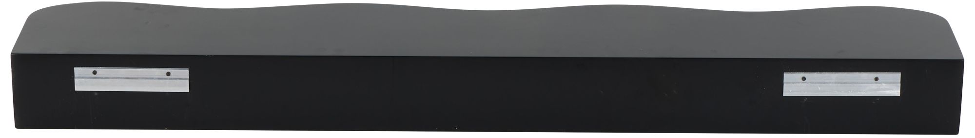 Image 5 Black Wood Traditional Wall Shelf, 48" x 8" x 4" more views