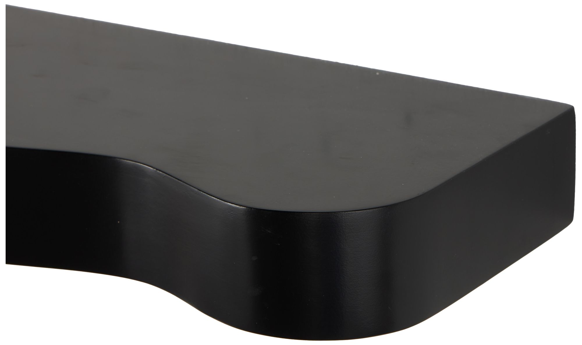 Image 4 Black Wood Traditional Wall Shelf, S/3 30", 22", 14"W more views