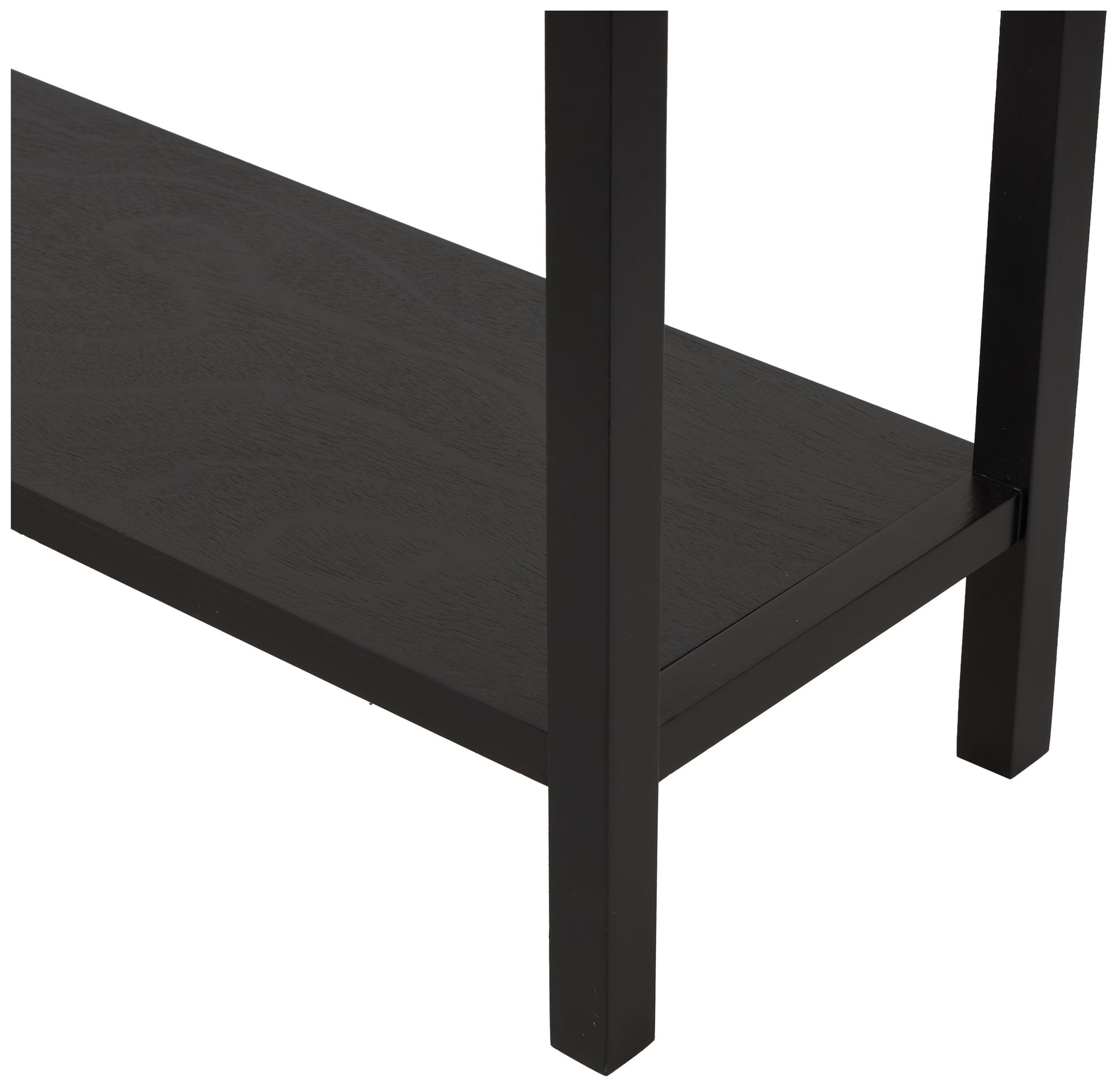 Image 3 Black Wooden Contemporary Console Table, 47" x 13" x 32" more views