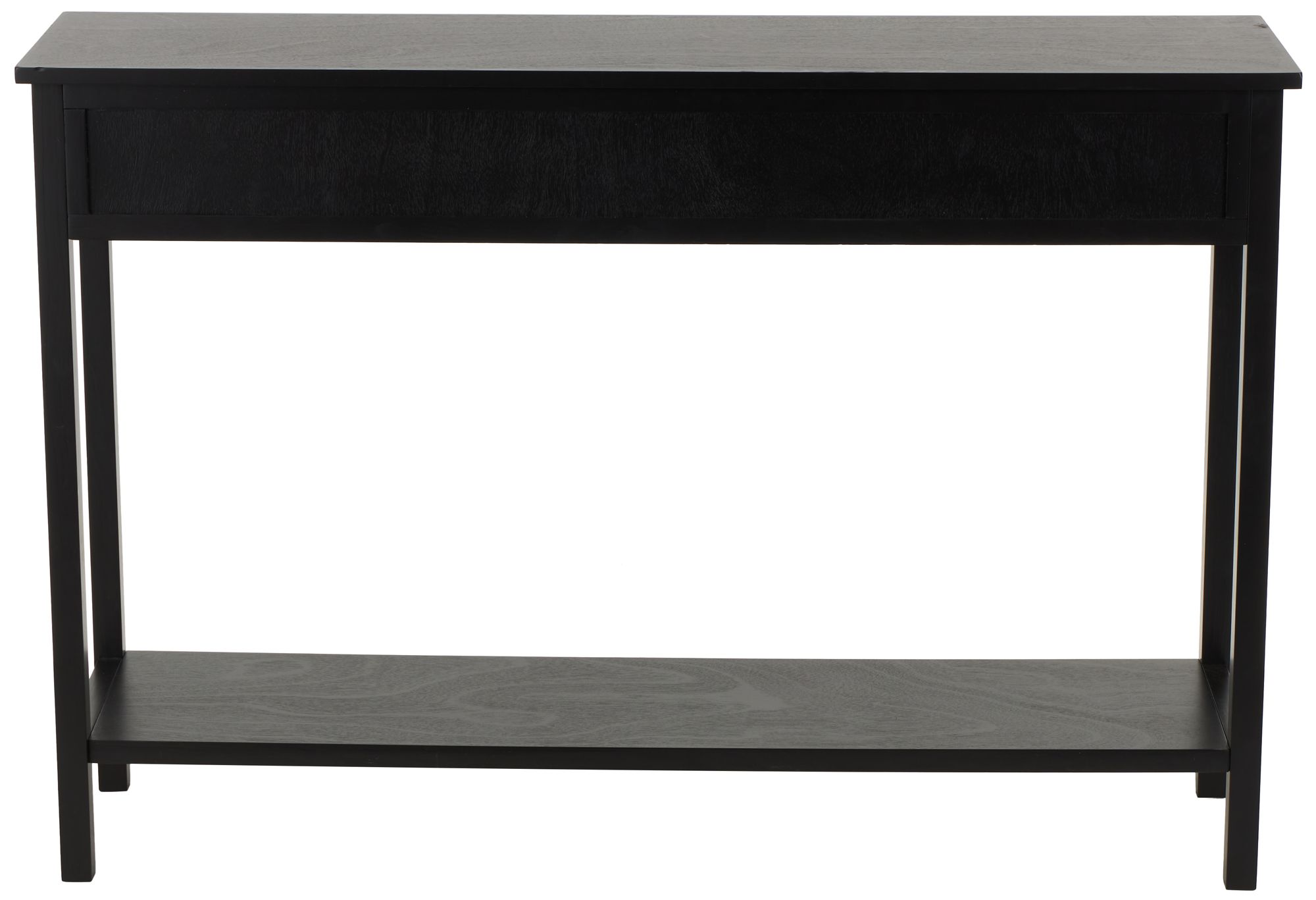 Image 5 Black Wooden Contemporary Console Table, 47" x 13" x 32" more views
