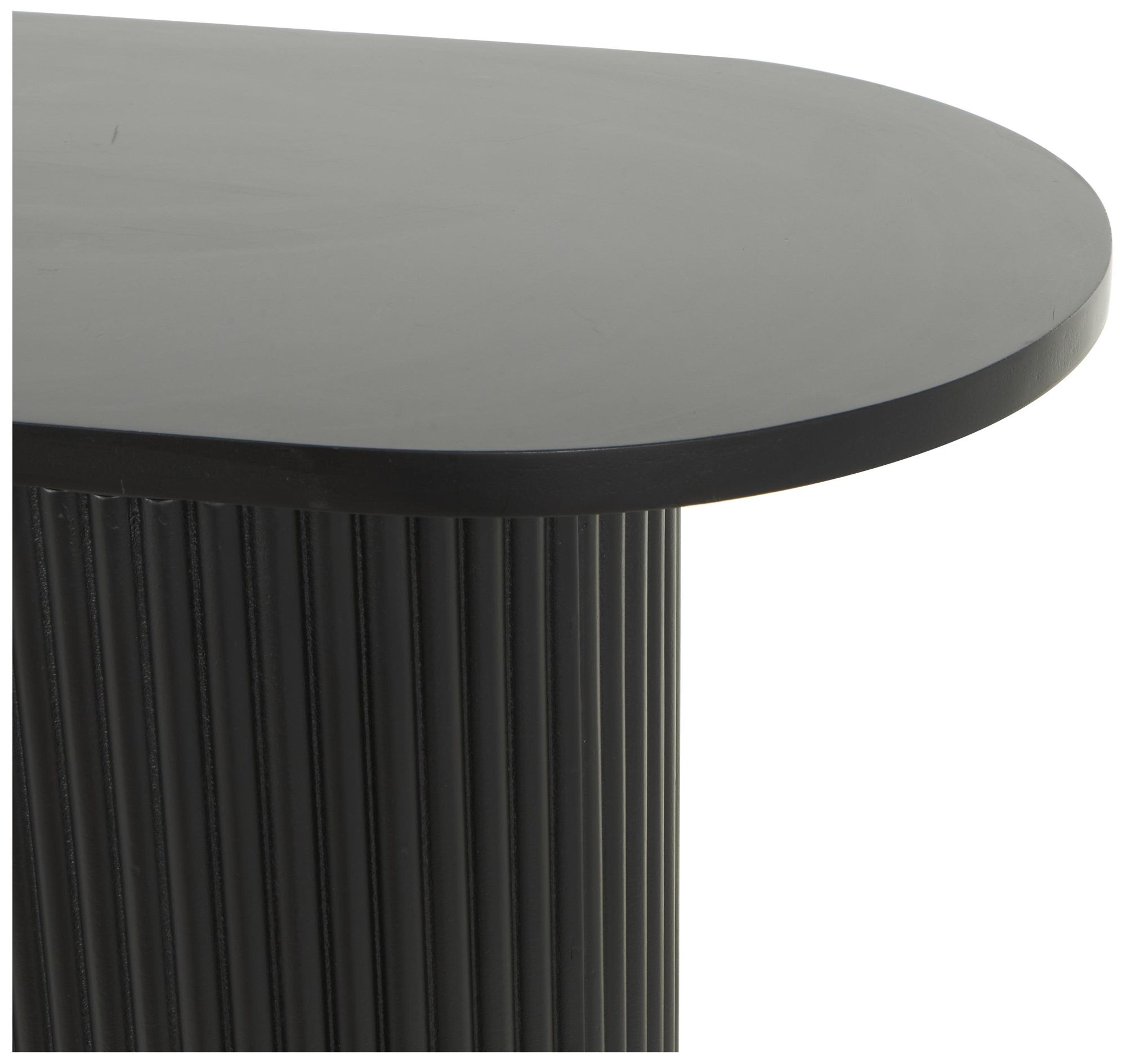 Image 3 Black Wooden Contemporary Console Table, 52" x 14" x 33" more views