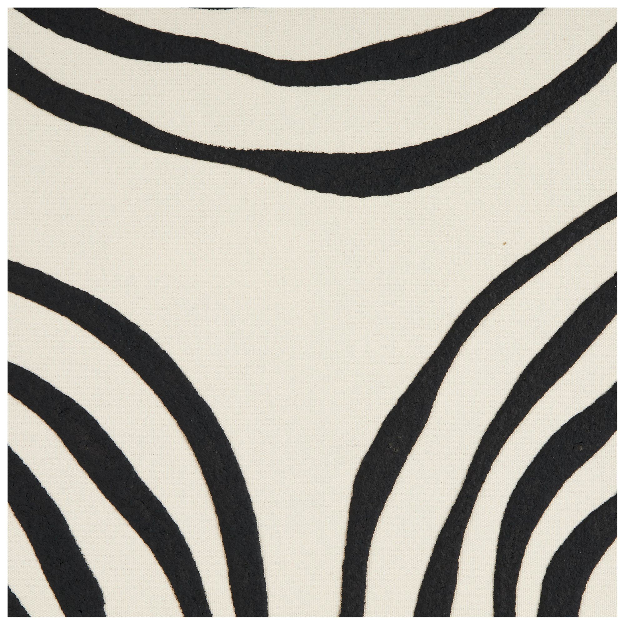 Image 3 Black Wooden Contemporary Framed Wall Art, 33" x 2" x 49" more views