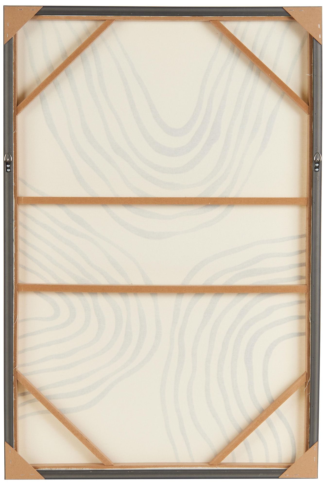 Image 5 Black Wooden Contemporary Framed Wall Art, 33" x 2" x 49" more views