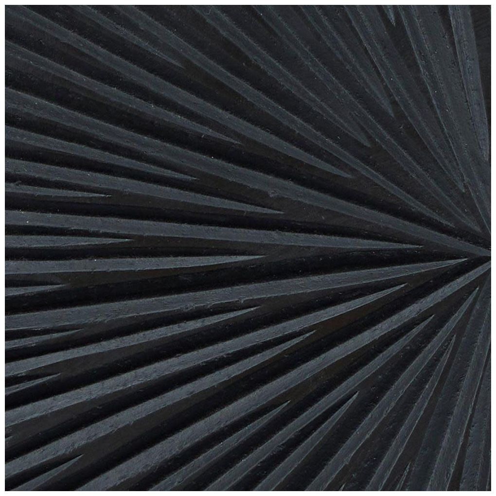 Black Wooden Contemporary Wall Decor, S/3 24", 20", 16"H