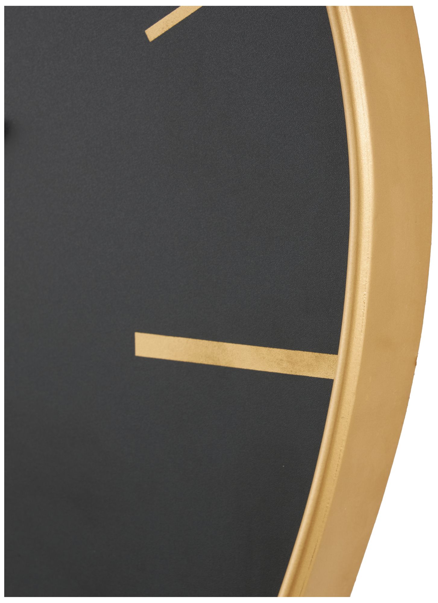 Image 3 Black Wooden Industrial Wall Clock, 21" x 2" x 24" more views