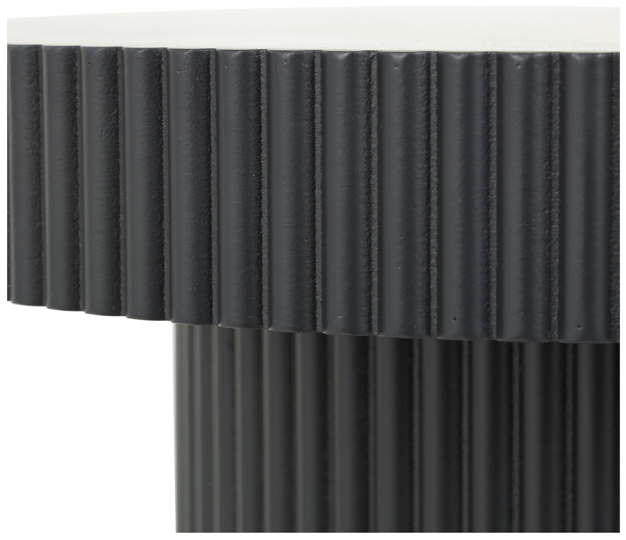 Image 4 Black Wooden Modern Accent Table, 20" x 20" x 20" more views