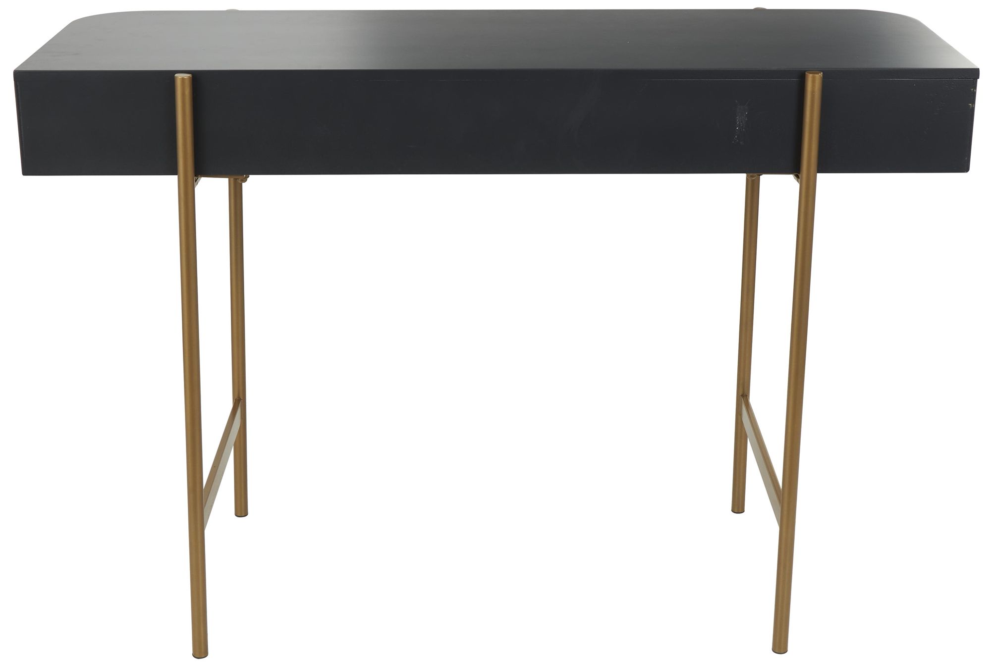 Image 5 Black Wooden Modern Console Table, 42" x 16" x 30" more views