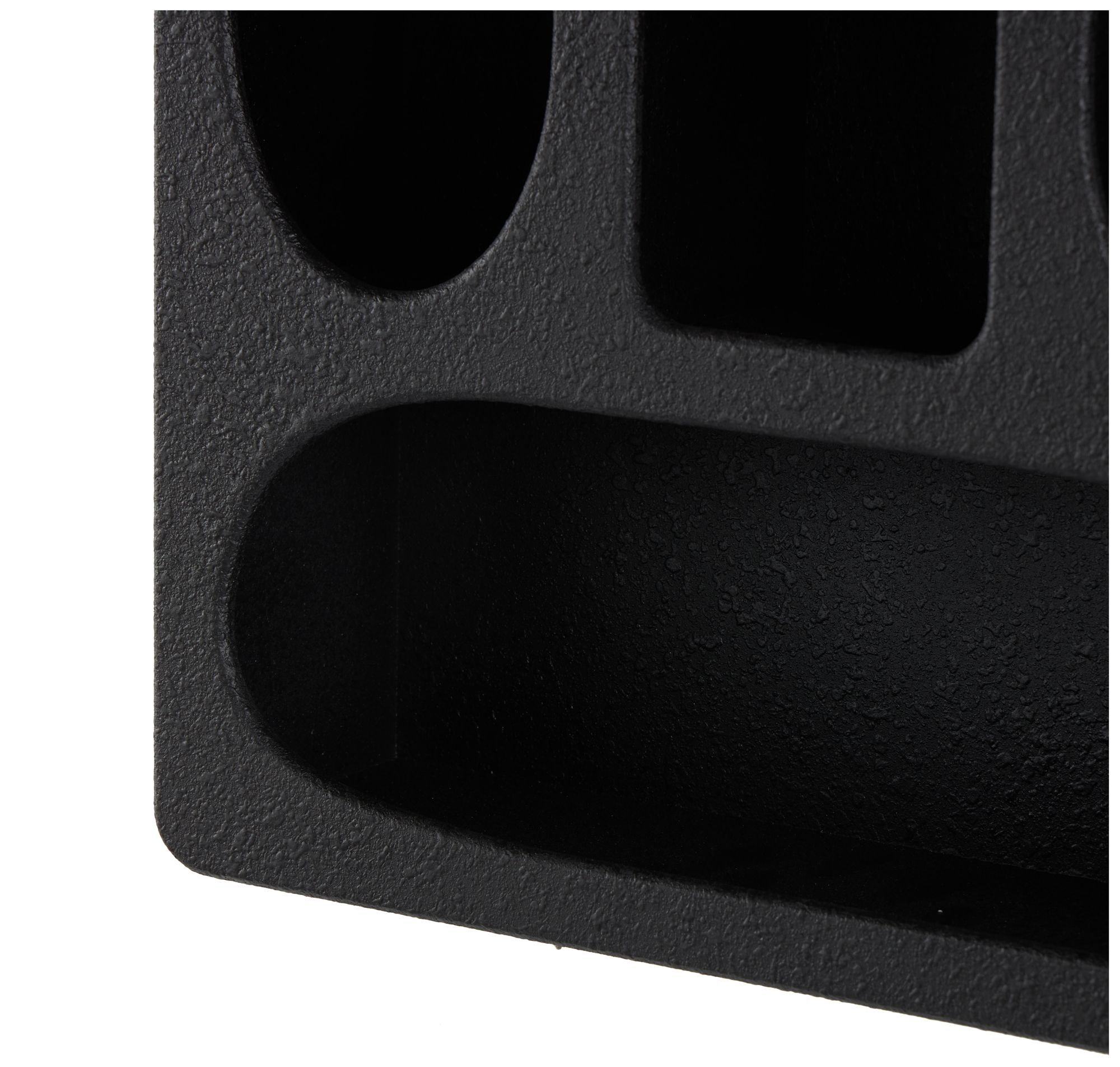 Image 3 Black Wooden Modern Wall Shelf, 16" x 5" x 14" more views