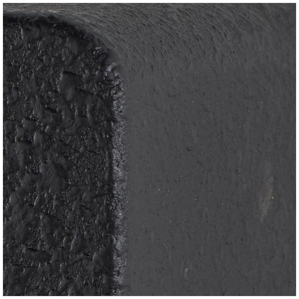 Black Wooden Modern Wall Shelf, 16" x 5" x 14"