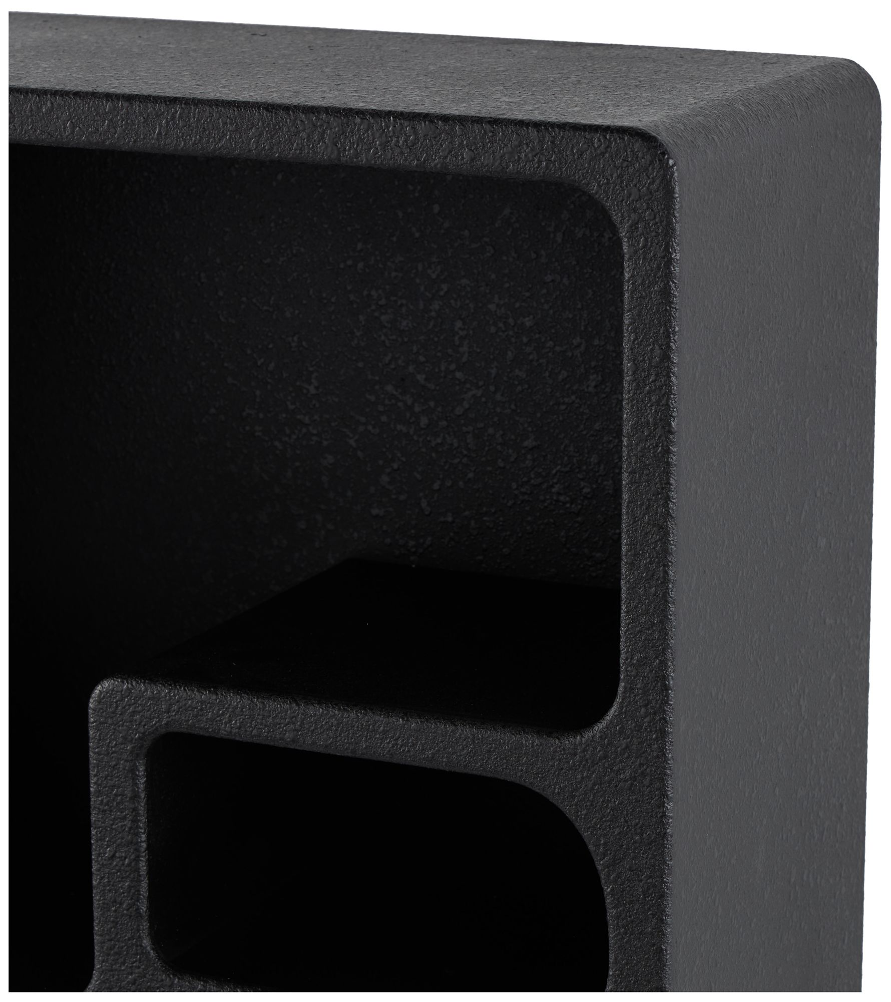 Image 4 Black Wooden Modern Wall Shelf, 16" x 8" x 24" more views