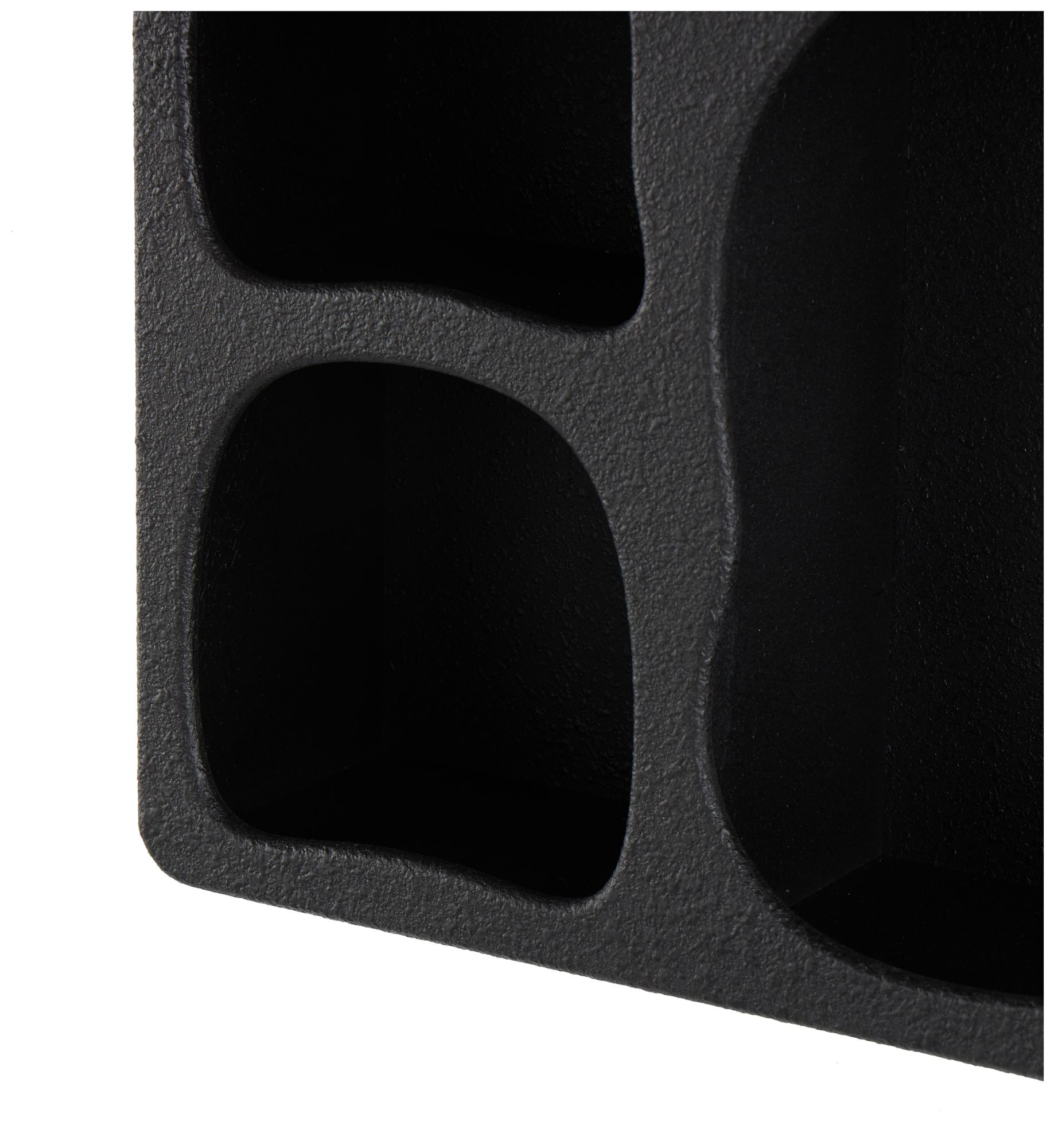 Image 3 Black Wooden Modern Wall Shelf, 19" x 5" x 19" more views