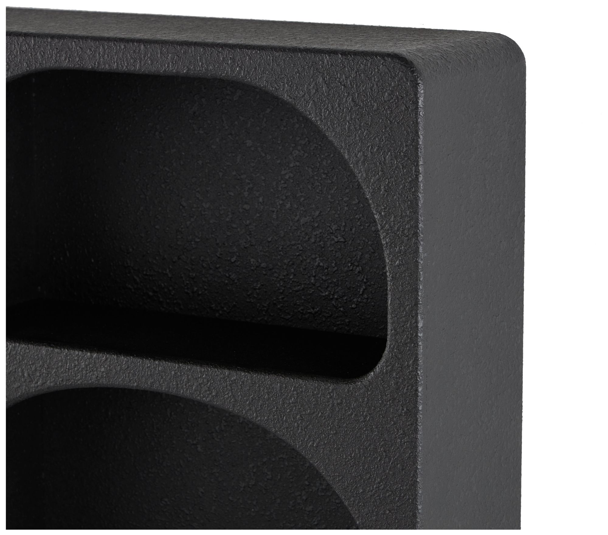 Image 4 Black Wooden Modern Wall Shelf, 19" x 5" x 19" more views