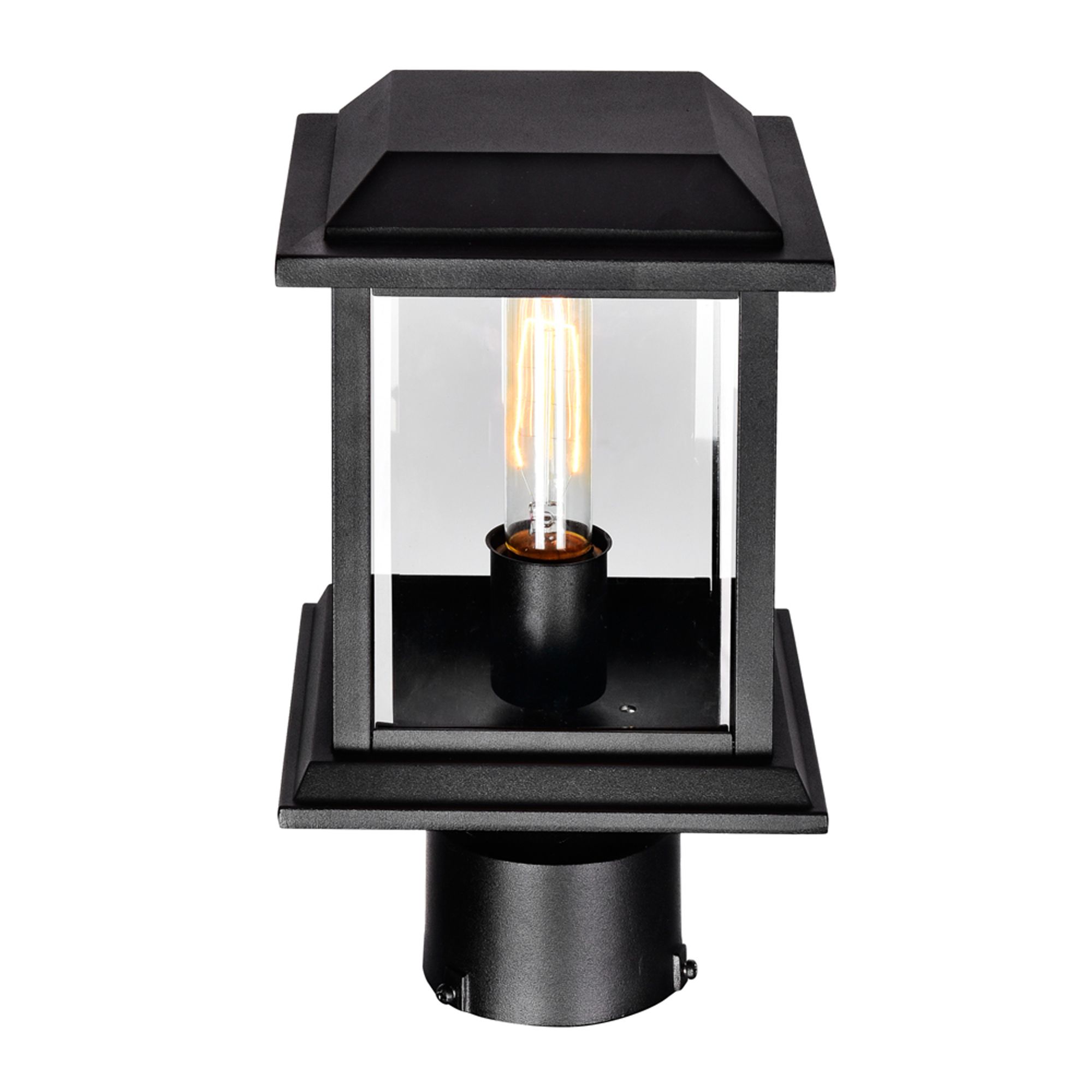 Image 3 Blackbridge 1 Light Black Outdoor Lantern Head more views