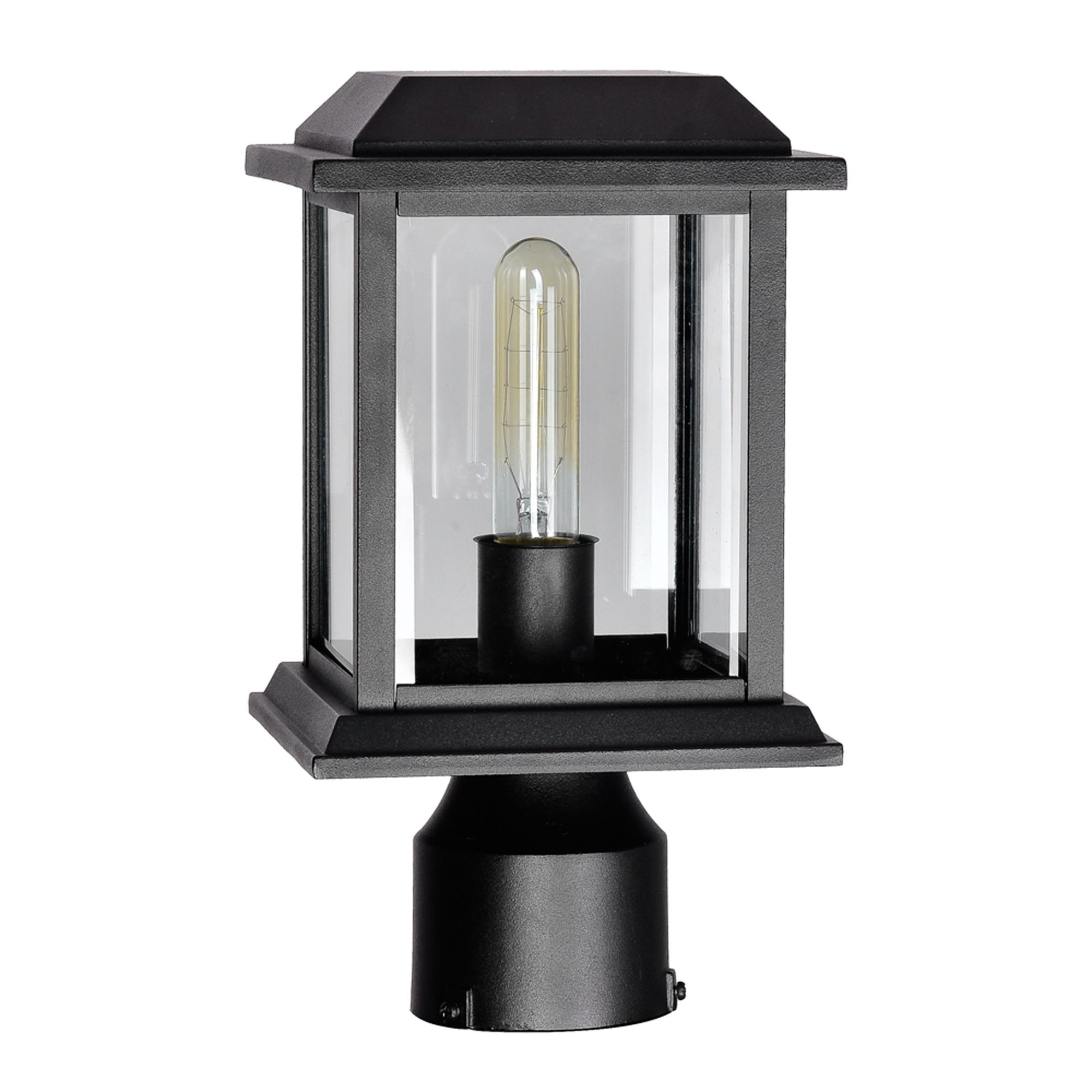 Image 6 Blackbridge 1 Light Black Outdoor Lantern Head more views