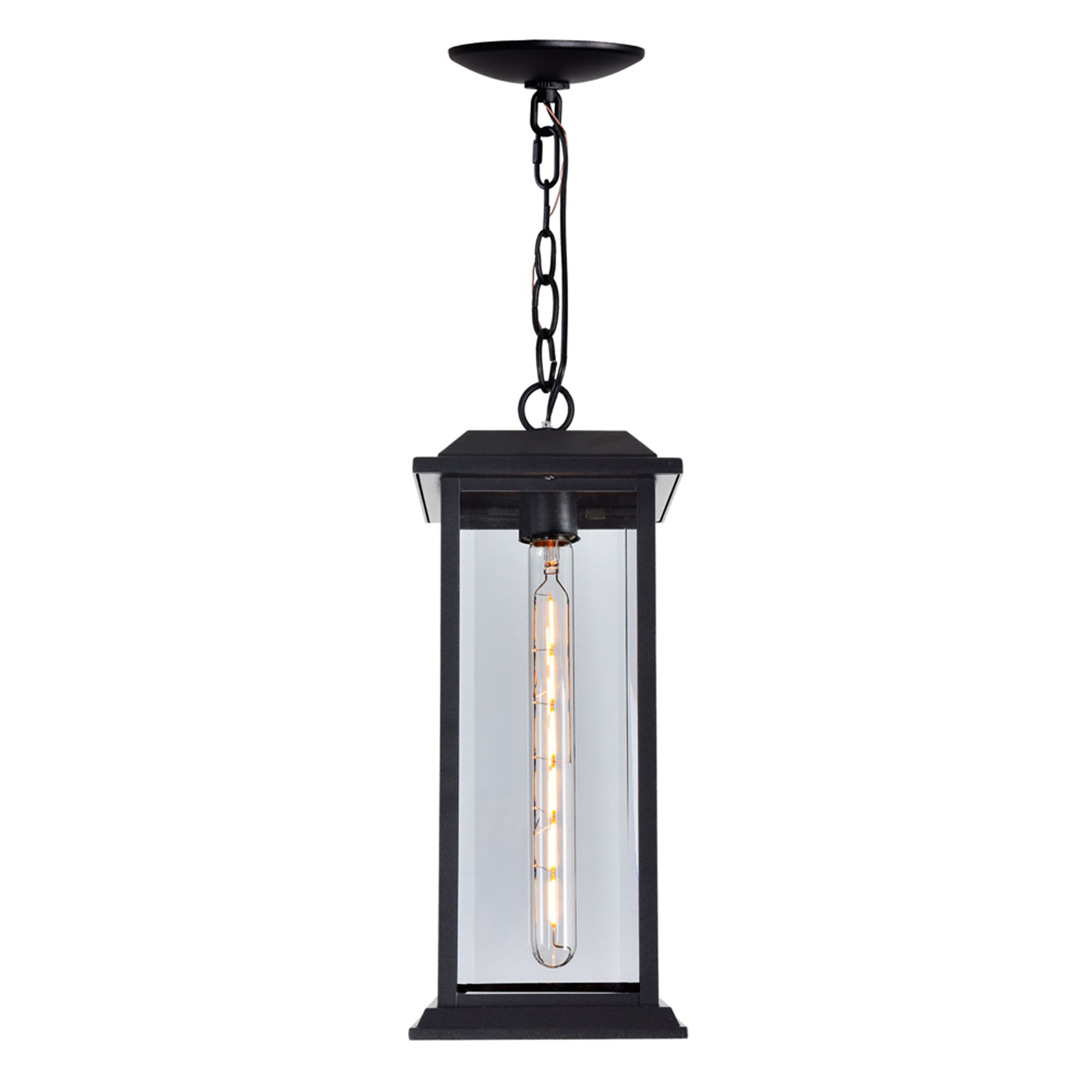 Blackbridge 1 Light Black Outdoor Pendant