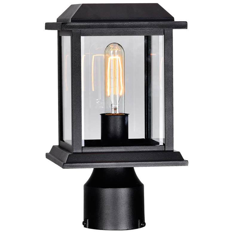 Image 1 Blackbridge 1 Light Outdoor Black Lantern Head